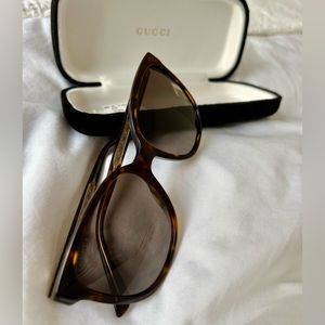 GUCCI Sunglasses - **authentic** case included. Retail $320 plus tax